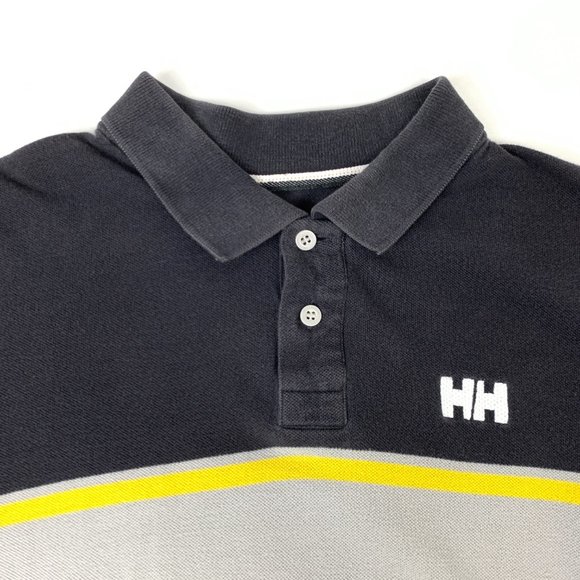 3/$25 Helly Hanse Collared Short Sleeve T Shirt L - Picture 3 of 10